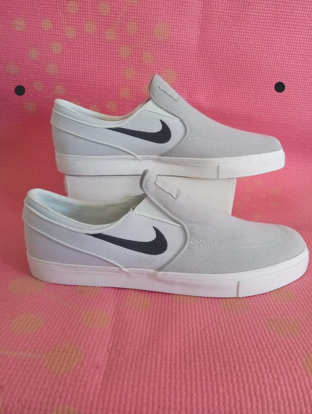 Nike SB ZOOM Stefan Janoski slip on Sneaker 831749-004 Grey Sz 13 Mens